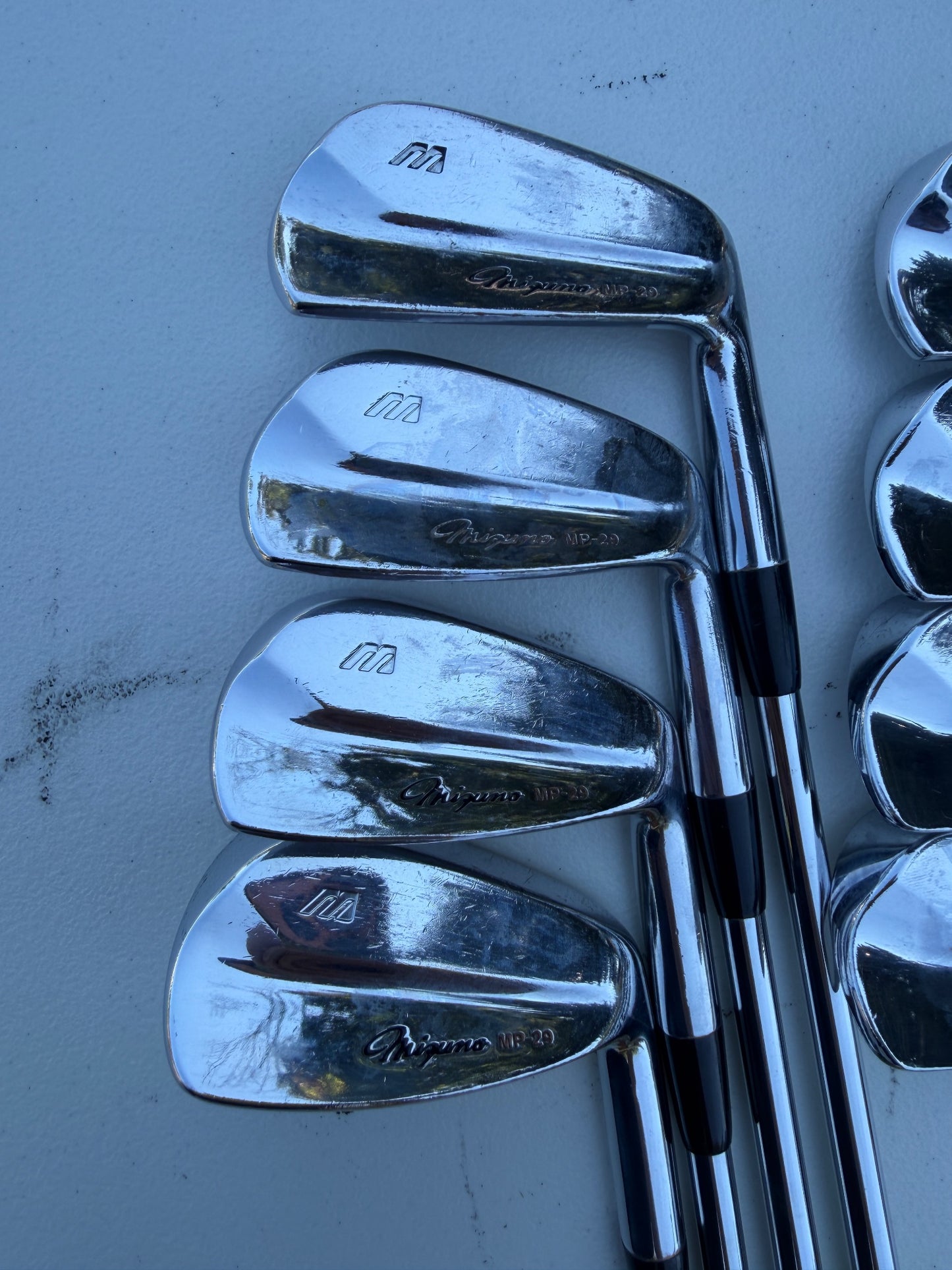 Mizuno MP 29 Iron Set 3-PW Precision Rifle Flighted Stiff Flex +1/4" — photo 2