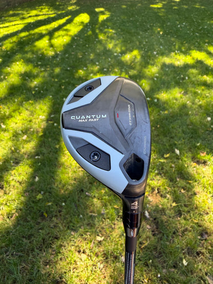 Callaway Quantum Max Fast 4 Hybrid 22° Vanquish R2 Senior Flex 40" +HC MINT