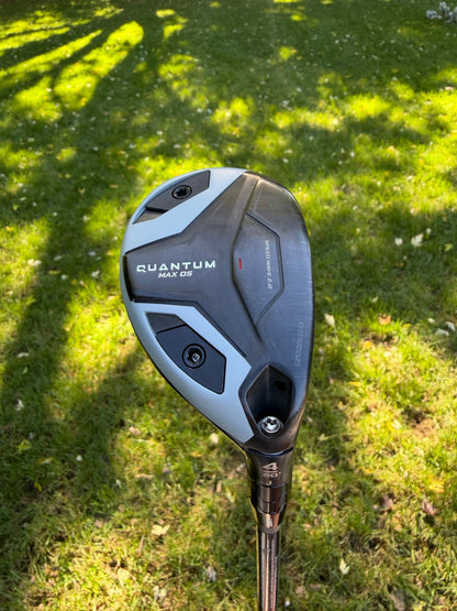 Callaway Quantum Max OS 4 Hybrid 20° Denali Silver Regular Flex 40" +HC NICE
