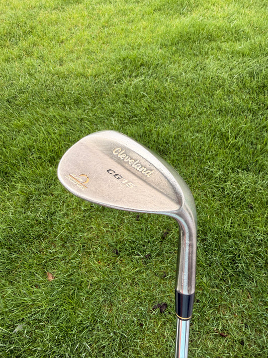 Cleveland CG15 Satin Chrome Wedge 56° / 14 Stock Wedge Flex 36″ NICE