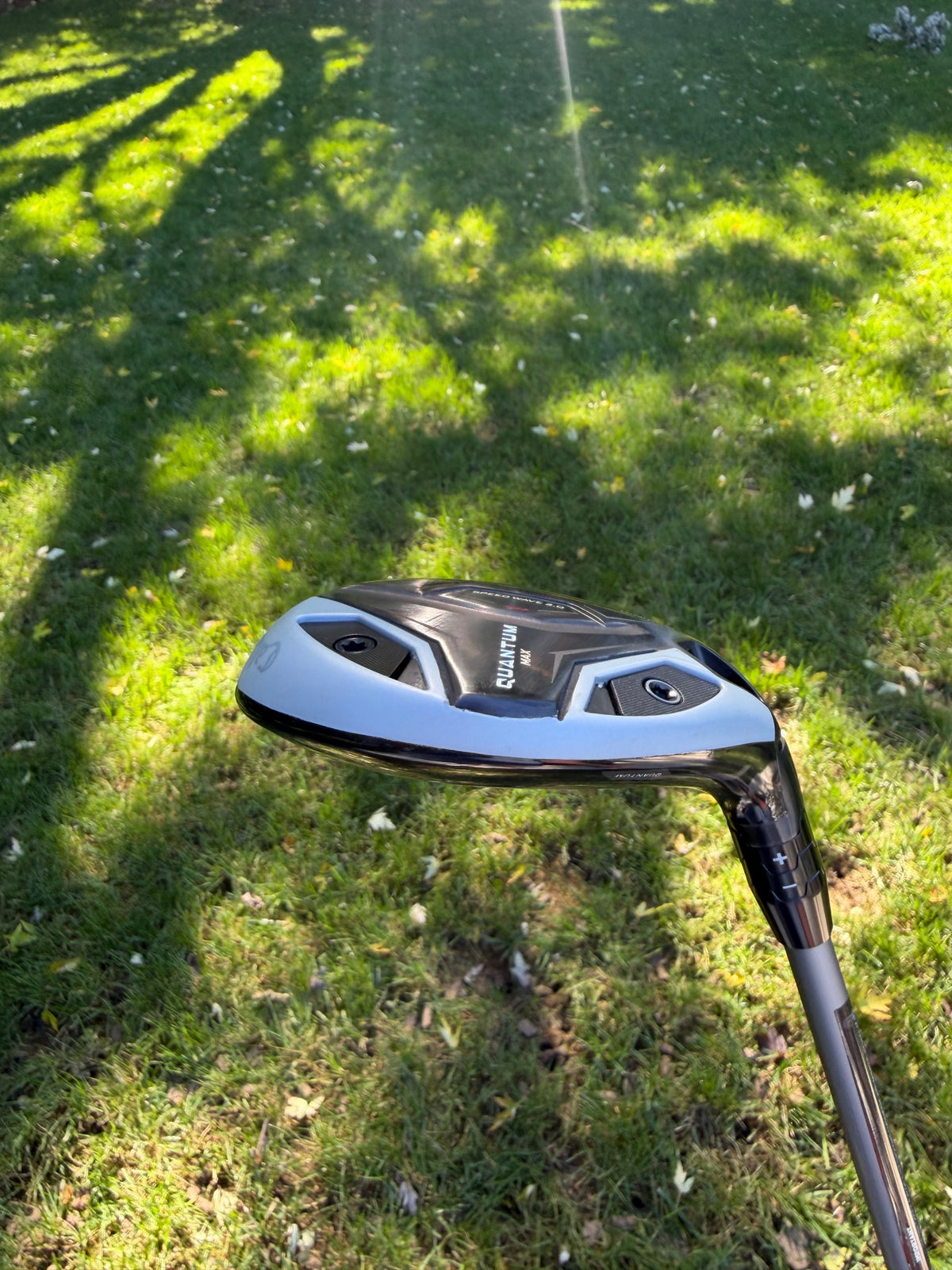 Callaway Quantum Max 5 Hybrid 24° Denali Silver Regular Flex 39.25" +HC NICE — photo 5