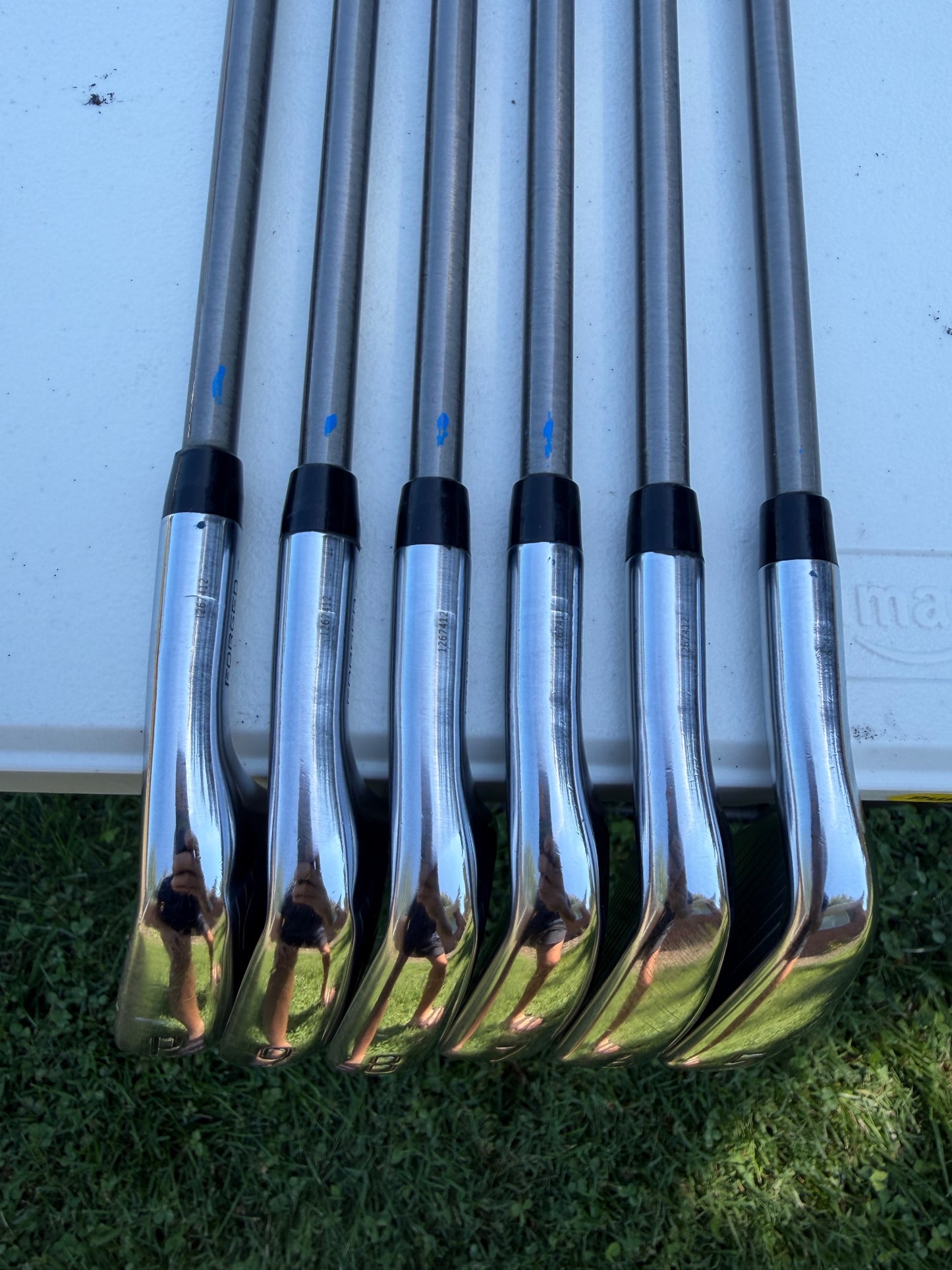 Titleist 2021 T200 Iron Set 5-PW SteelFiber i80 Regular Flex +3/4" NICE — photo 11
