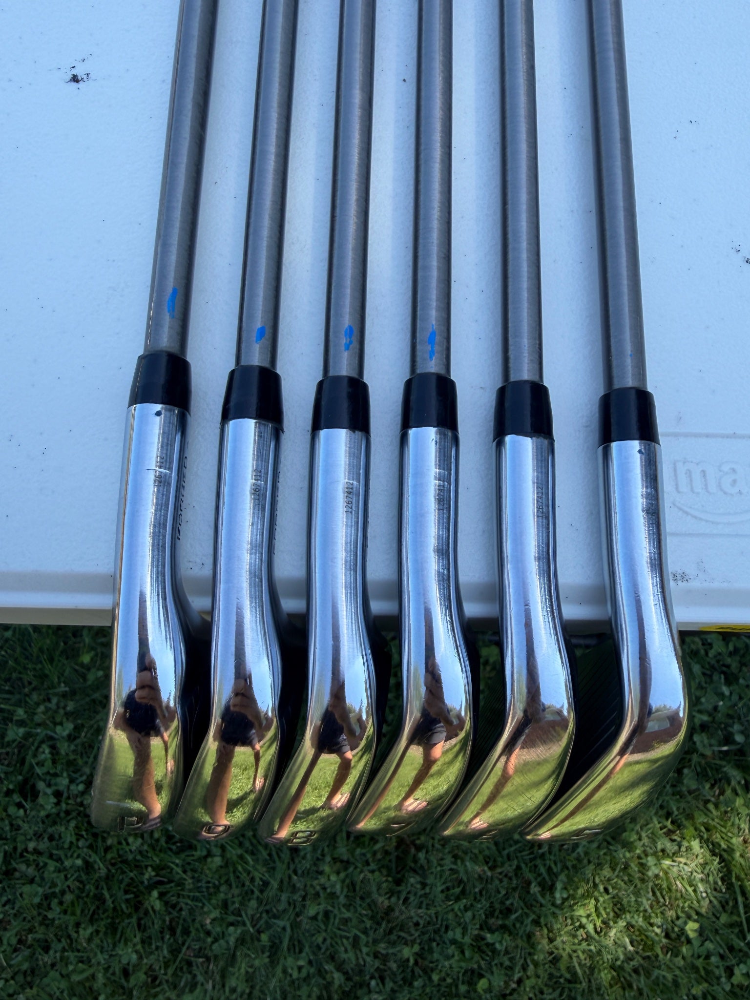 Titleist 2021 T200 Iron Set 5-PW SteelFiber i80 Regular Flex +3/4" NICE — photo 11