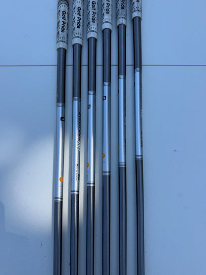 Titleist 2021 T200 Iron Set 5-PW SteelFiber i80 Regular Flex +3/4" NICE — photo 12