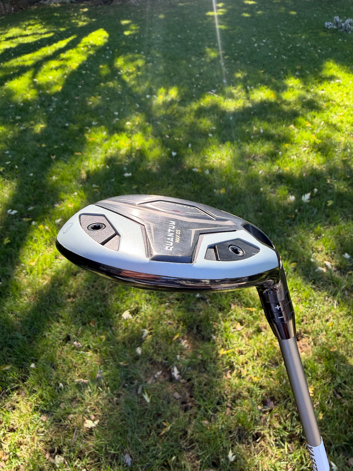 Callaway Quantum Max OS 5 Hybrid 23° Denali Silver Stiff Flex 39.25" +HC MINT — photo 5