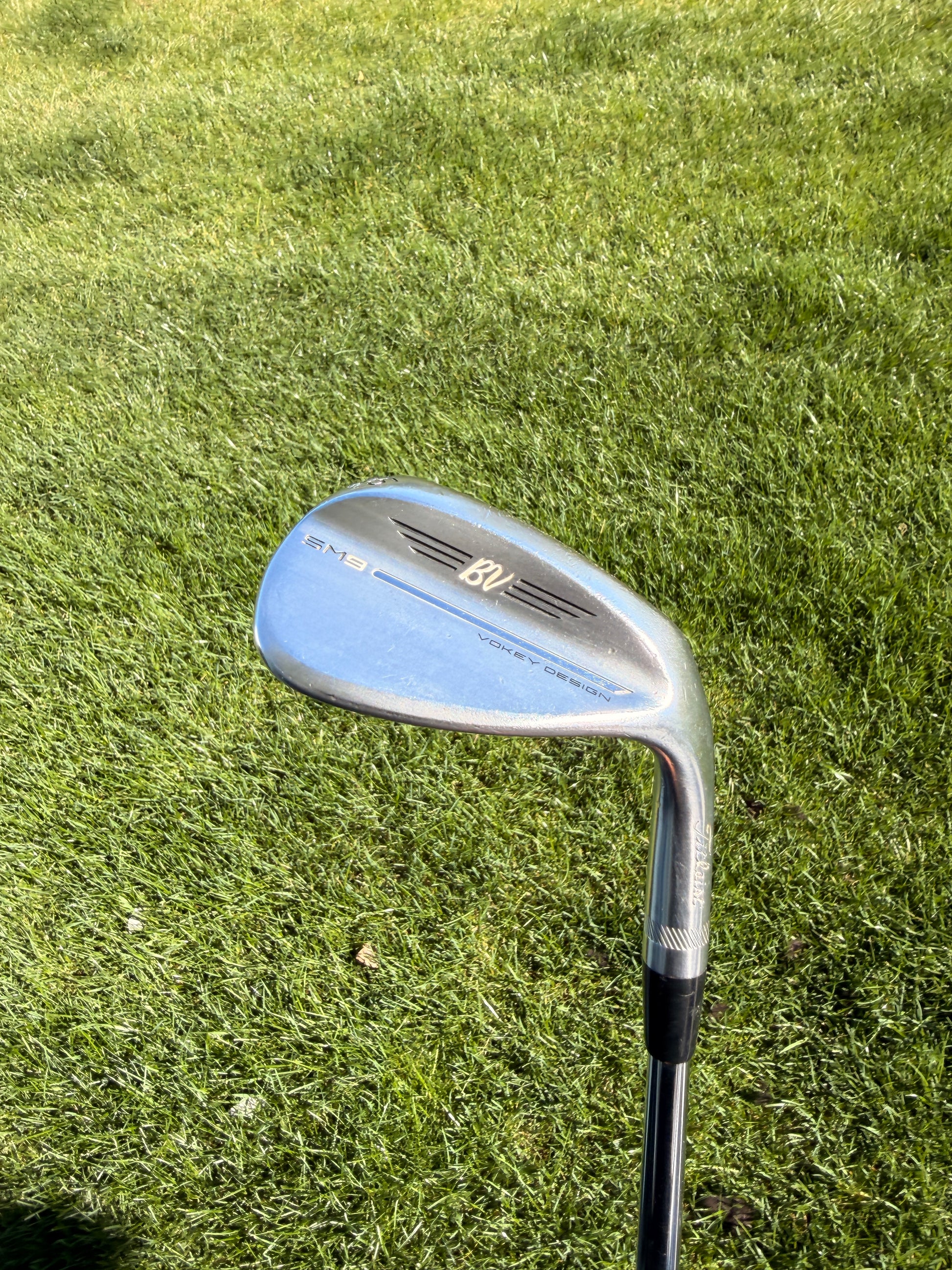 Photo of Titleist Vokey SM9 Tour Chrome Wedge 56° Wedge Flex Stock