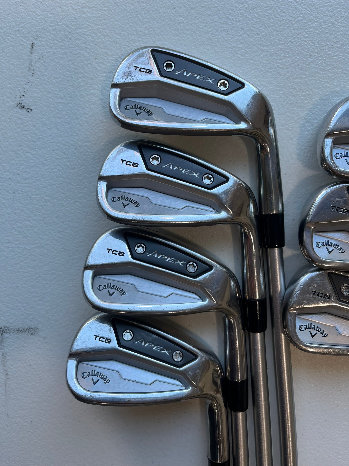 Callaway 2024 Apex TCB Iron Set 4-PW KBS C-Taper 125 S+ Stiff Flex Standard NICE