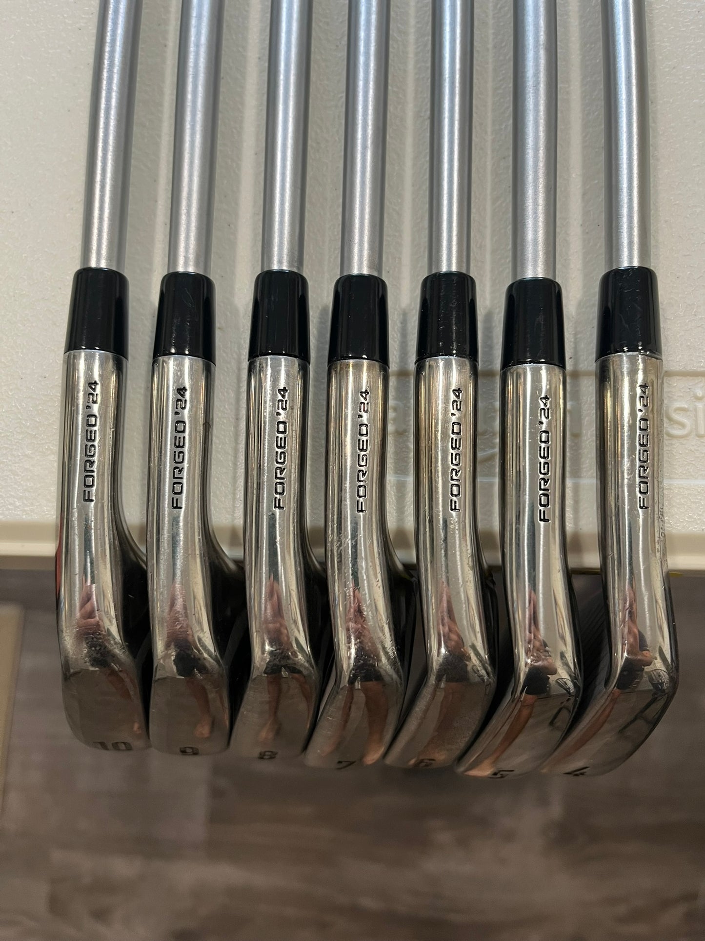 Callaway 2024 Apex TCB Iron Set 4-PW KBS C-Taper 125 S+ Stiff Flex Standard NICE