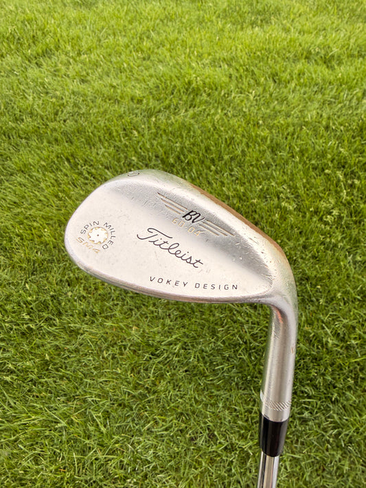 Titleist Vokey SM4 Chrome Wedge 60° / 4 Stock Wedge Flex 35″