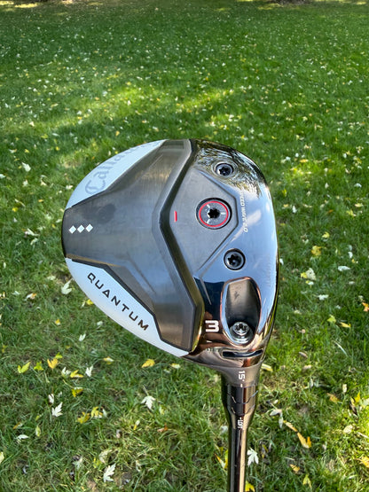 Callaway Quantum Triple Diamond 3-Wood 15° Ventus Black X-Stiff 43" +HC MINT
