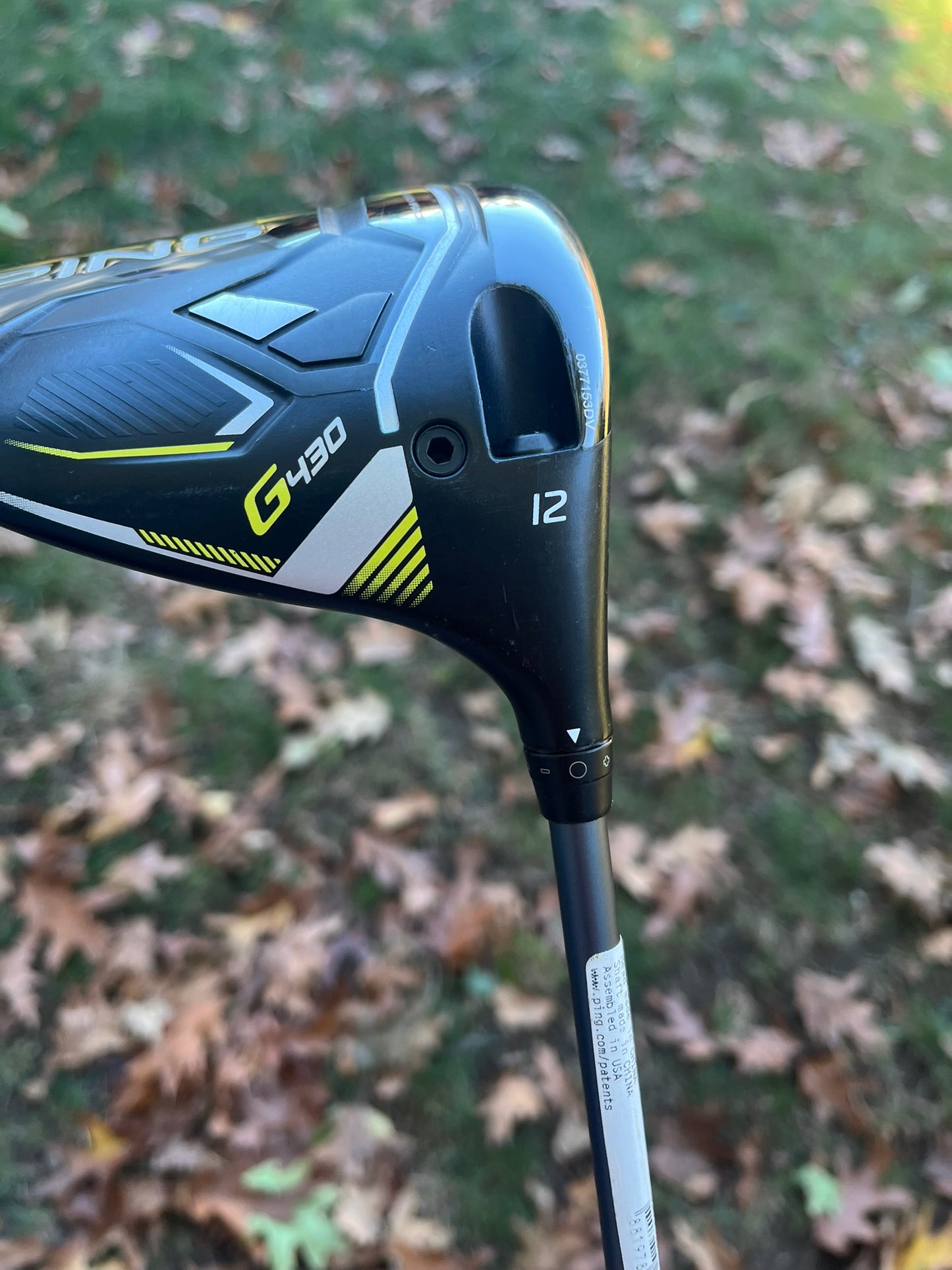 Ping G430 Max Driver 12° Alta CB 55 Regular Flex 45.25″ NICE