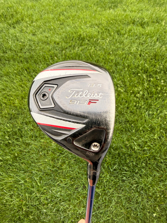 Titleist 913F 3-Wood 13.5° Diamana 72x5ct Stiff Flex 42.75″ +HC NICE