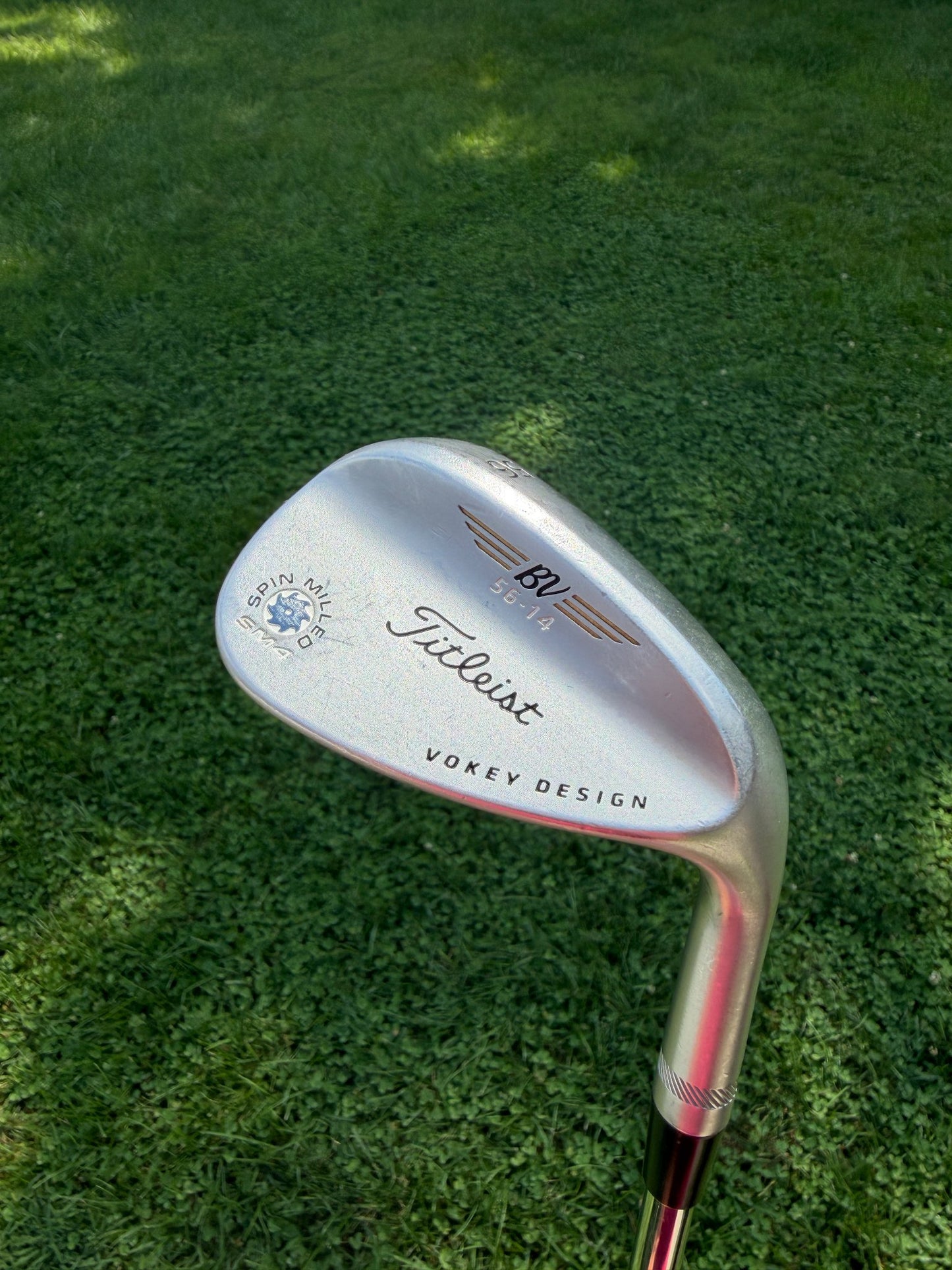 Titleist Vokey Spin Milled SM4 Chrome Sand Wedge 56° / 14 Wedge Flex 35.75" NICE