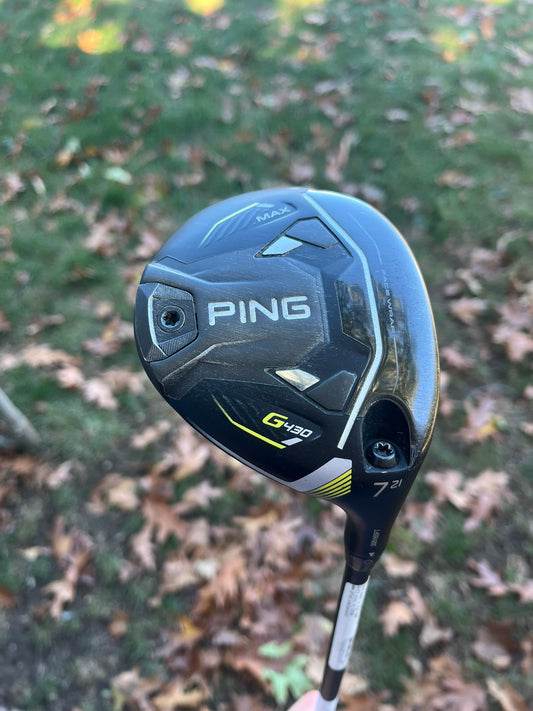 Ping G430 Max 7-Wood 21° Alta CB Black 65 Stiff Flex 42.5″ NICE