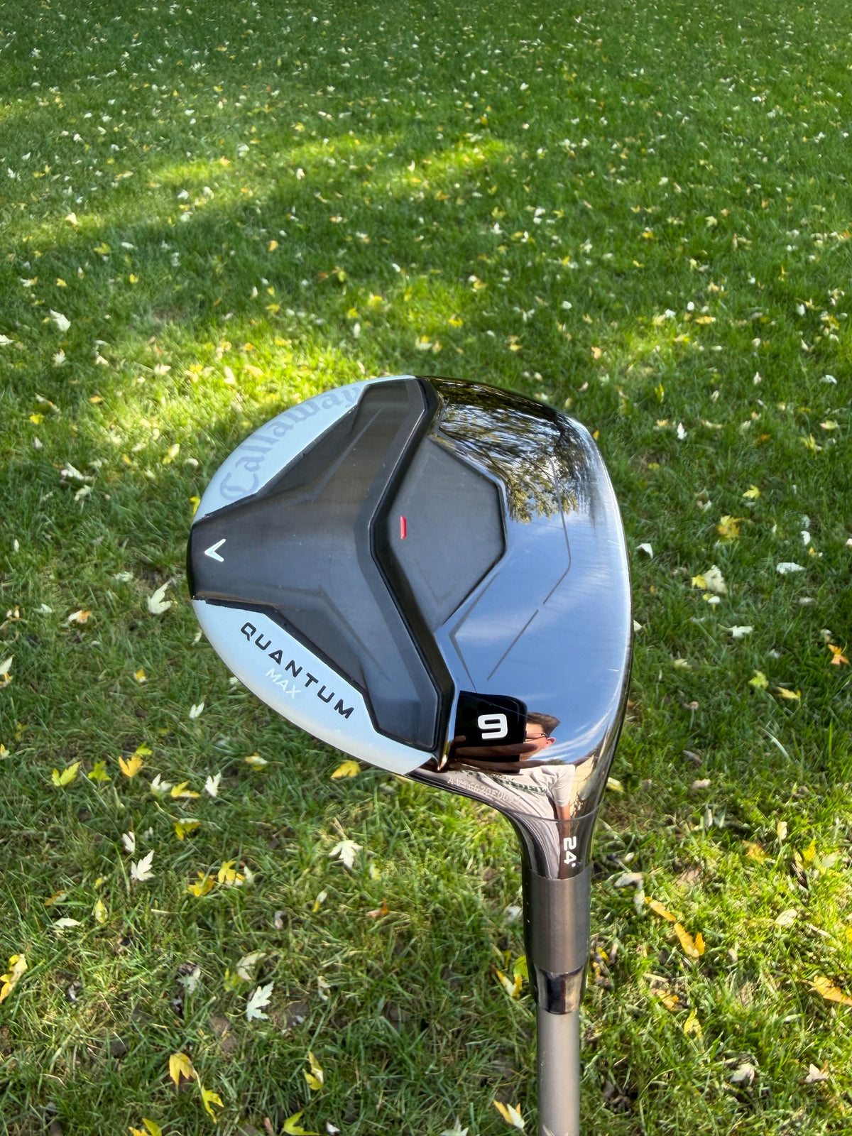 Callaway Quantum Max 9-Wood 24° Denali Frost Silver Regular Flex 41.5" +HC NICE