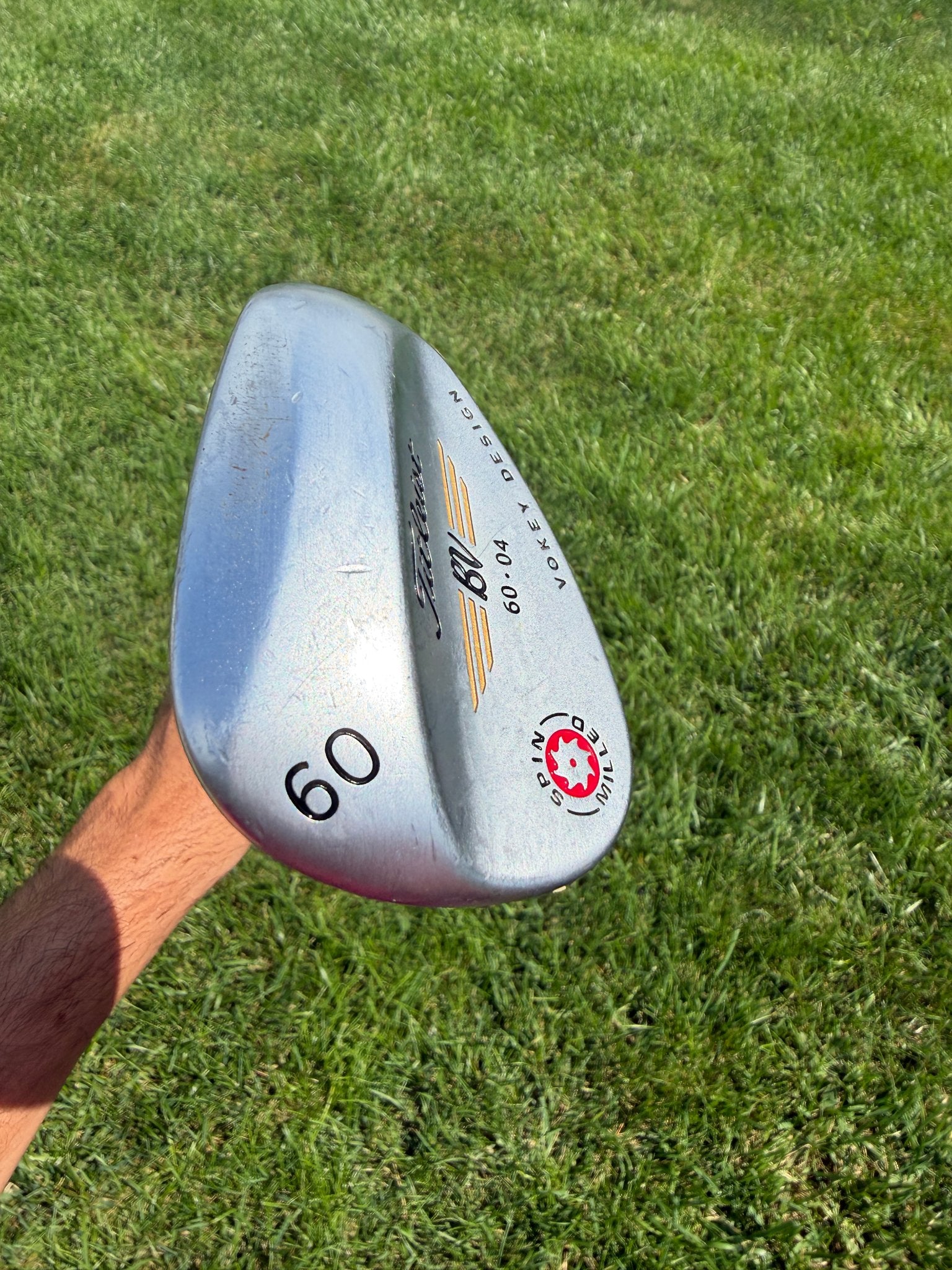 Titleist 2009 Vokey Spin Milled Chrome Lob Wedge 60° / 4 Wedge Flex 35.25" NICE — photo 4
