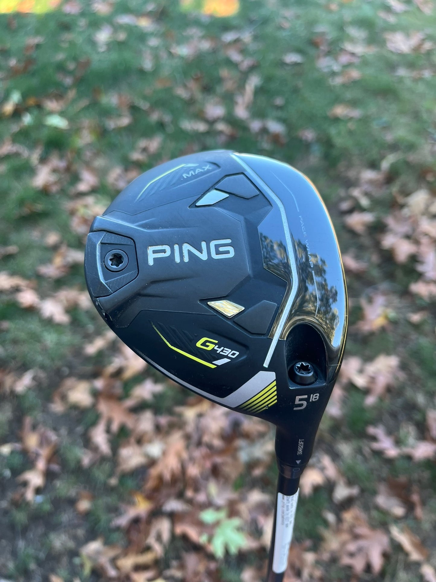 Ping G430 Max 5-Wood 18° Alta CB Black 65 Regular Flex 42″ NICE