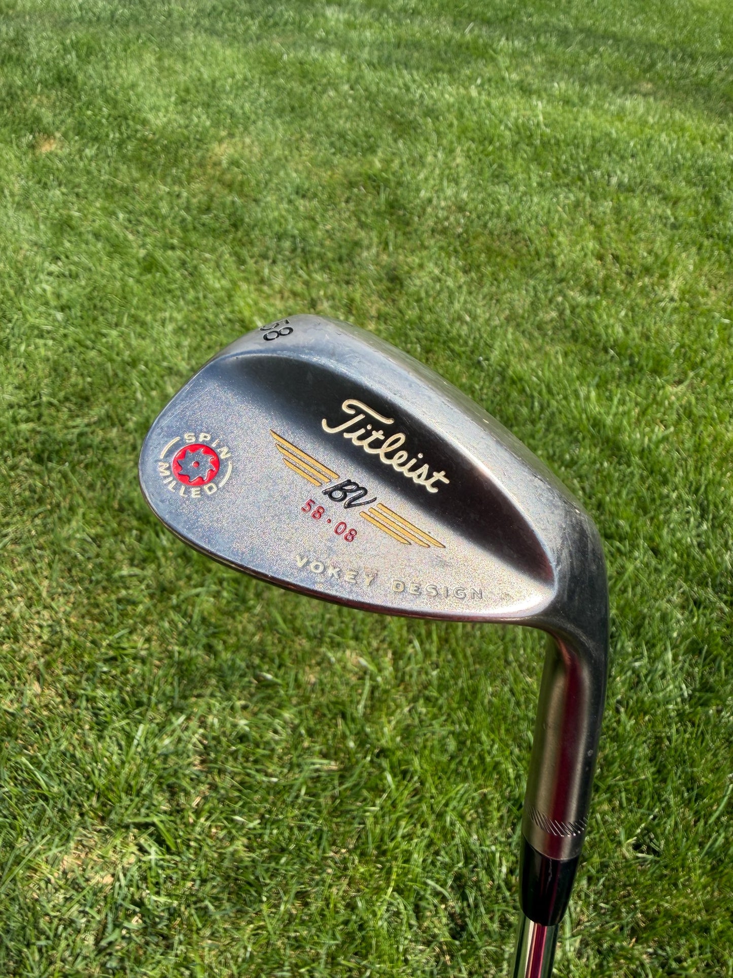 Titleist 2009 Vokey Spin Milled Black Lob Wedge 58° / 8 Wedge Flex 35.25" NICE