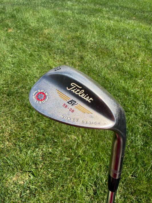 Titleist 2009 Vokey Spin Milled Black Lob Wedge 58° / 8 Wedge Flex 35.25" NICE