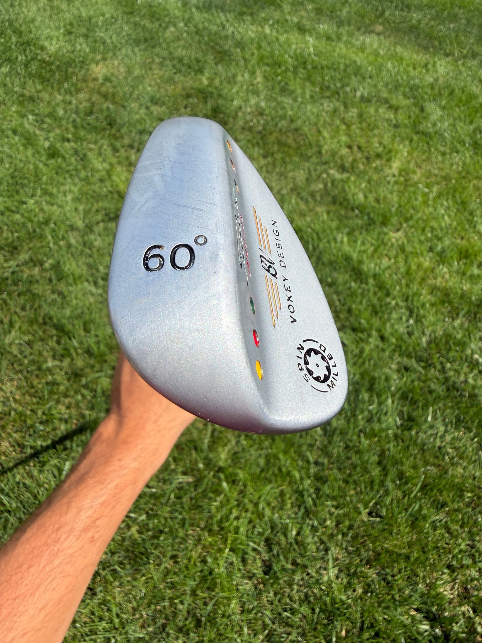Titleist Vokey Spin Milled Lob Wedge 60° / 8 DG Wedge Flex 35.25" NEAR MINT — photo 4