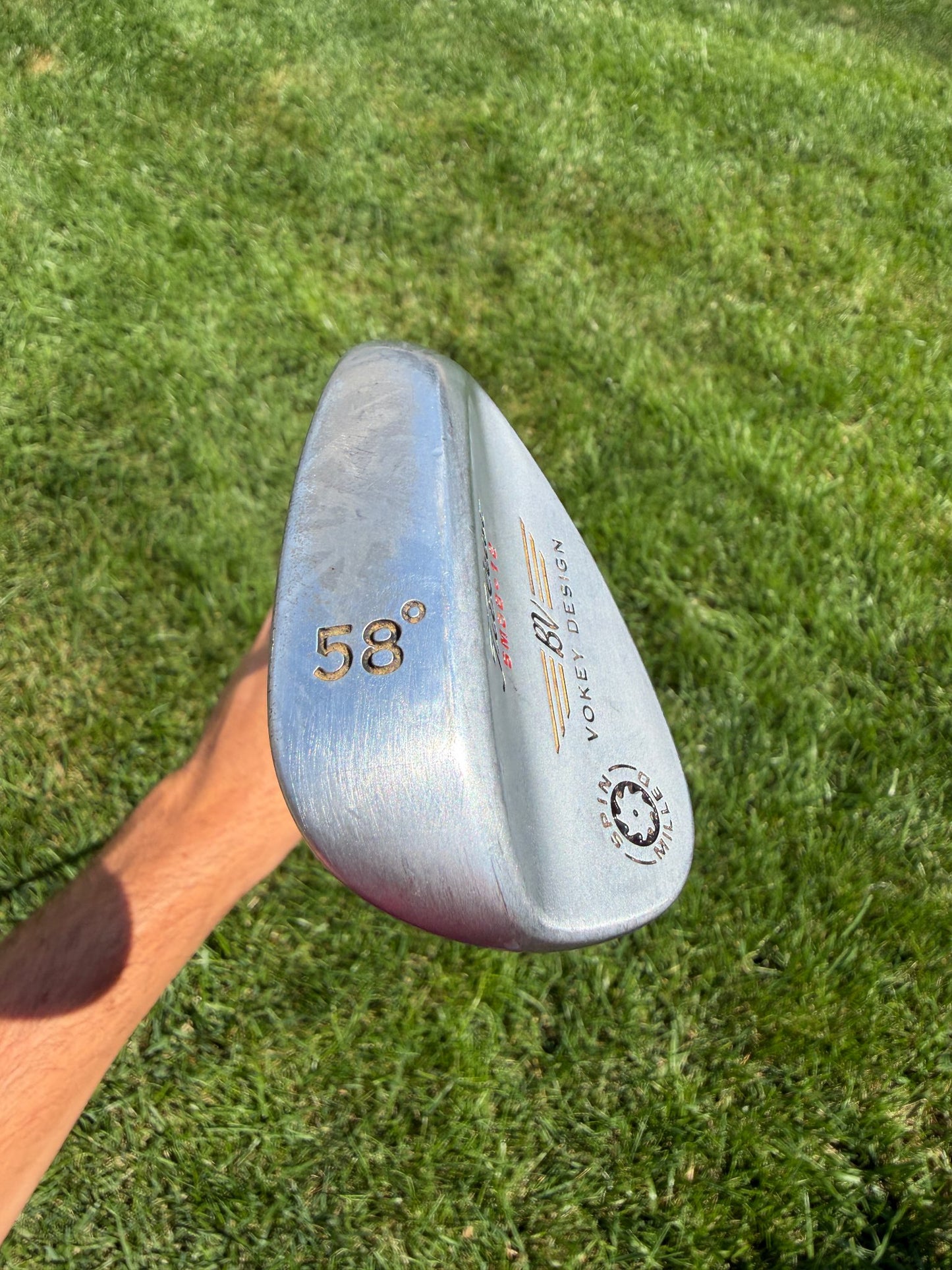 Titleist Vokey Spin Milled Lob Wedge 58° / 12 Stiff Flex 36" NICE — photo 4