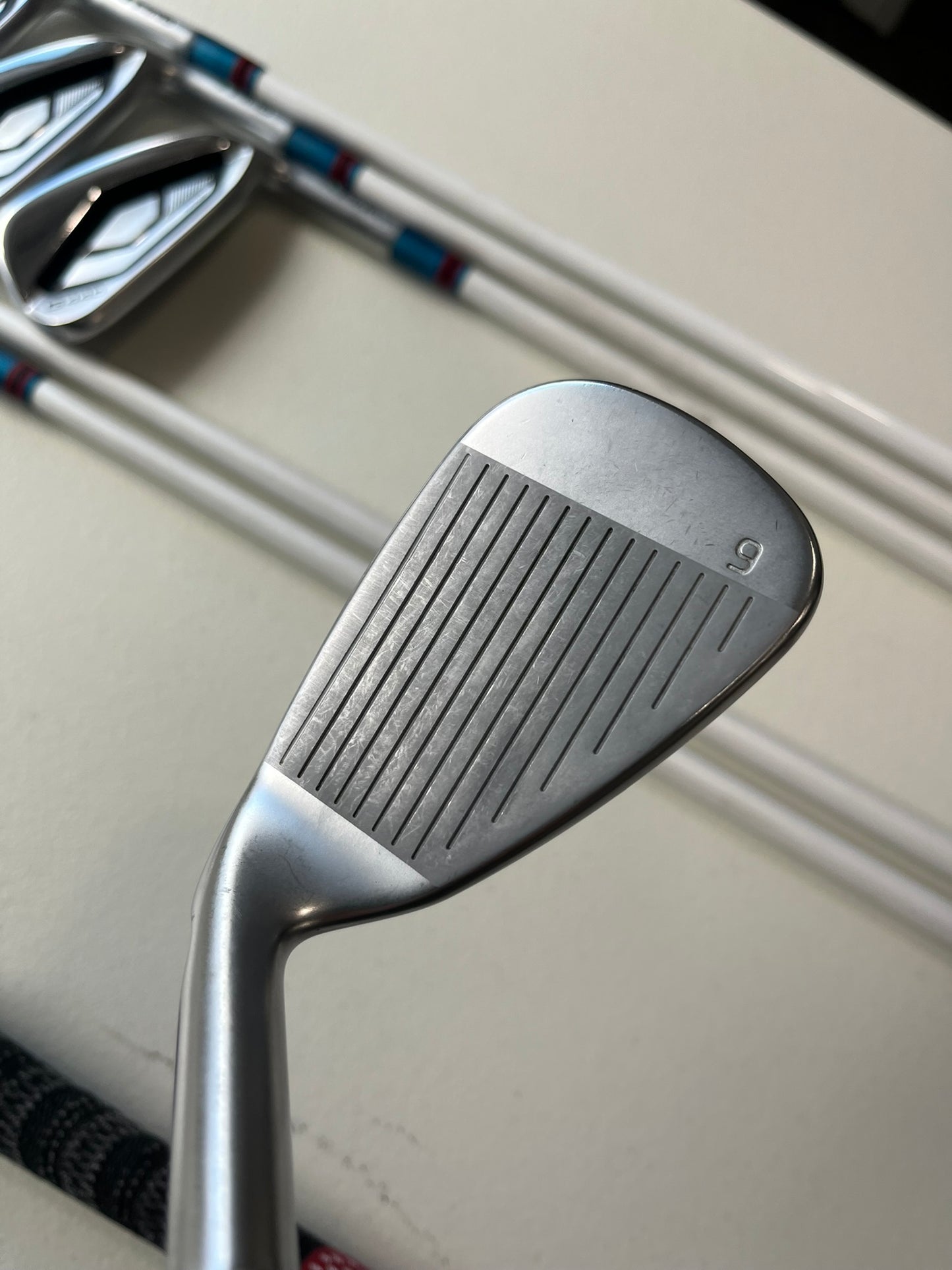 Ping G440 Iron Set 4-PW Green Dot Raijin 75 Stiff Flex +3/4″ NICE