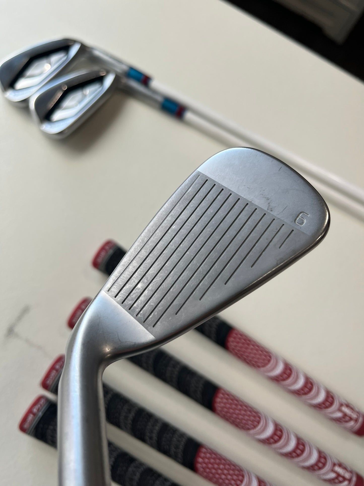 Ping G440 Iron Set 4-PW Green Dot Raijin 75 Stiff Flex +3/4″ NICE