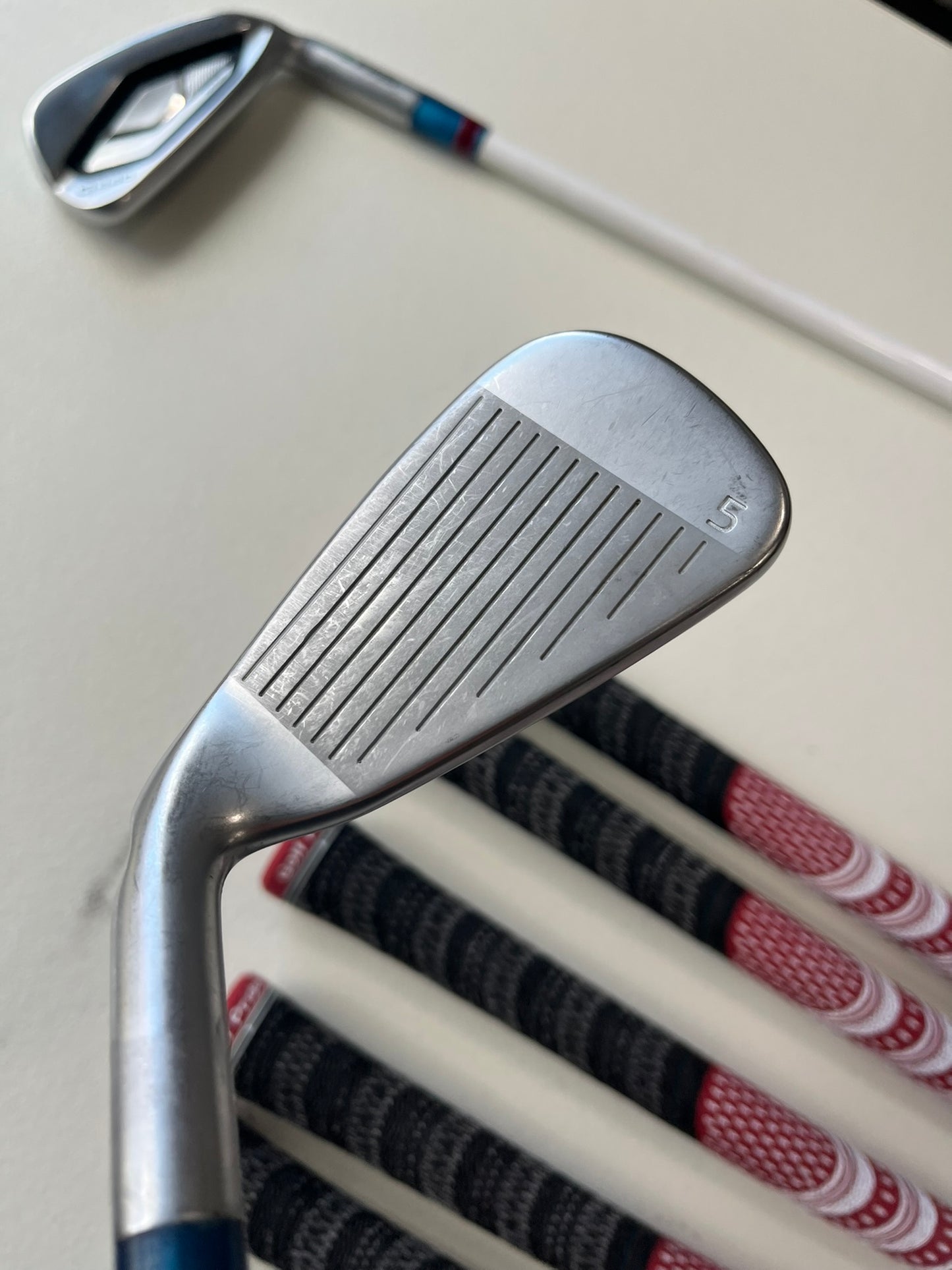 Ping G440 Iron Set 4-PW Green Dot Raijin 75 Stiff Flex +3/4″ NICE