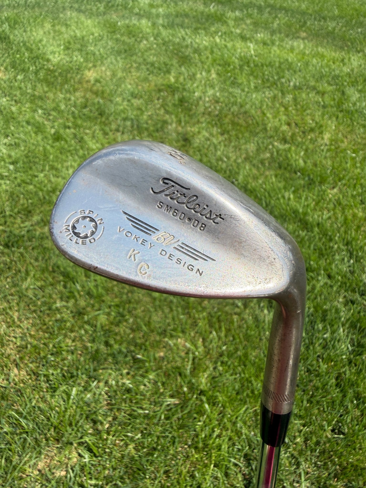 Titleist Vokey Spin Milled Lob Wedge 60° / 8 S200 Stiff Flex 35.75"