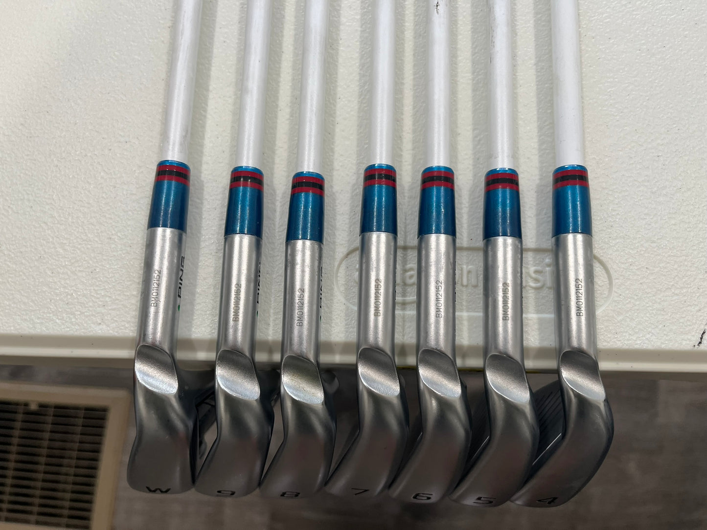 Ping G440 Iron Set 4-PW Green Dot Raijin 75 Stiff Flex +3/4″ NICE