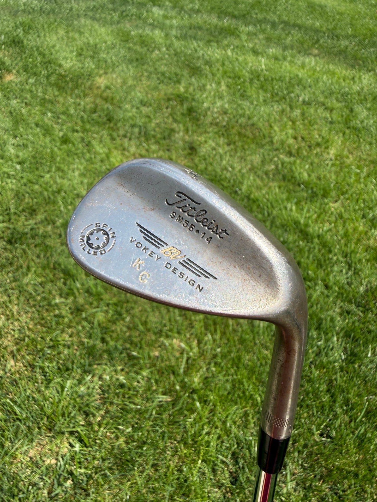 Titleist Vokey Spin Milled Sand Wedge 56° / 14 S200 Stiff Flex 35.75" NICE