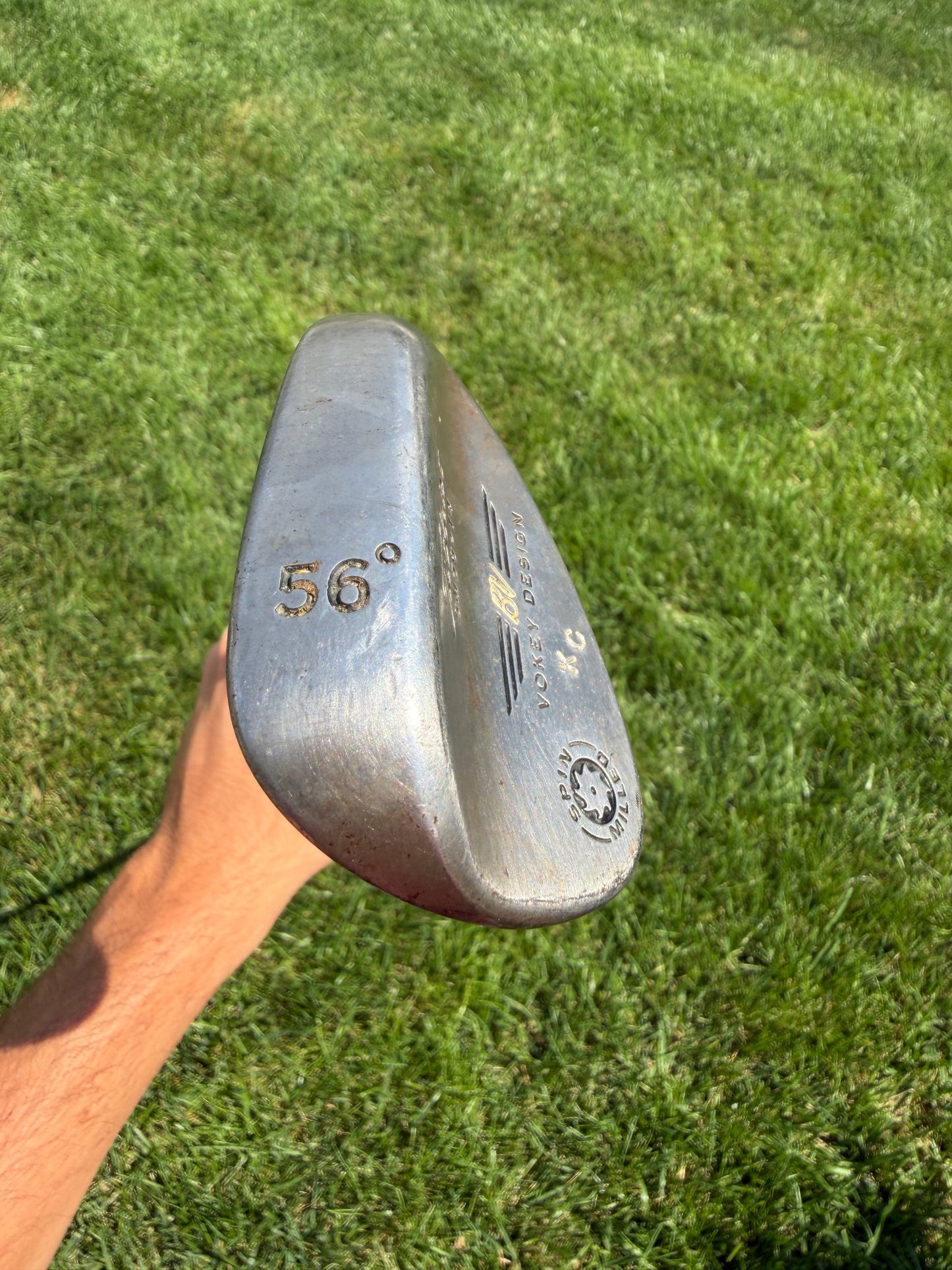 Titleist Vokey Spin Milled Sand Wedge 56° / 14 S200 Stiff Flex 35.75" NICE — photo 4