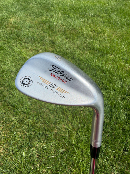 Titleist Vokey Spin Milled Lob Wedge 60° / 8 Wedge Flex 35.25" NICE