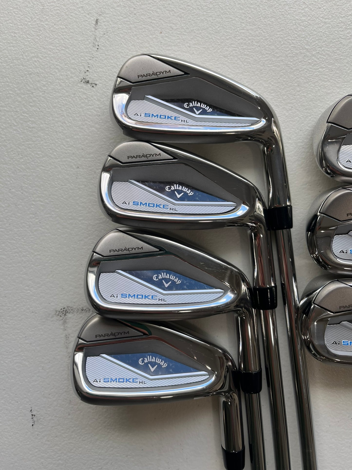 Callaway Ai Smoke HL Iron Set 4-PW Elevate 95 Stiff Flex Standard MINT