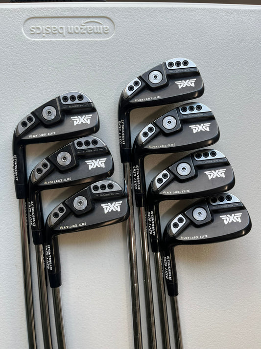 PXG 0311 T Gen5 XD Black Label Elite Iron Set 4-PW KBS Tour Stiff Flex Lefty +1″