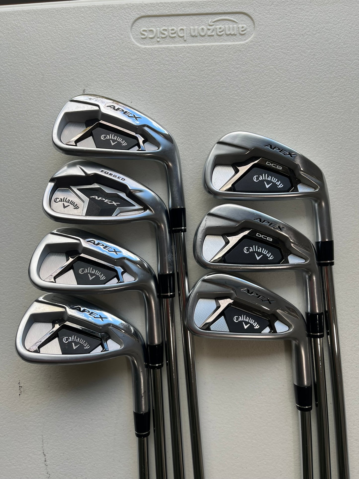 Callaway Apex DCB 21 Combo Iron Set 4-PW Elevate 95 Stiff Flex Standard READ