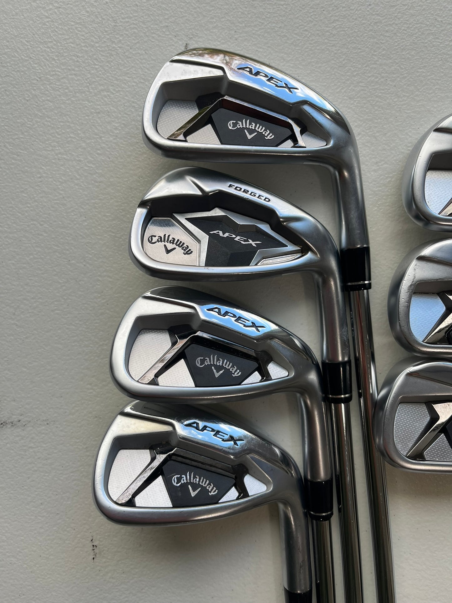 Callaway Apex DCB 21 Combo Iron Set 4-PW Elevate 95 Stiff Flex Standard READ