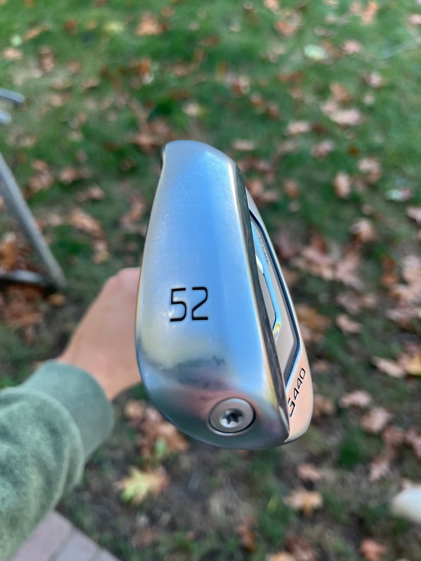 Ping G440 Gap Wedge 52° Green Dot Raijin 85 Stiff Flex 35.75″ NICE