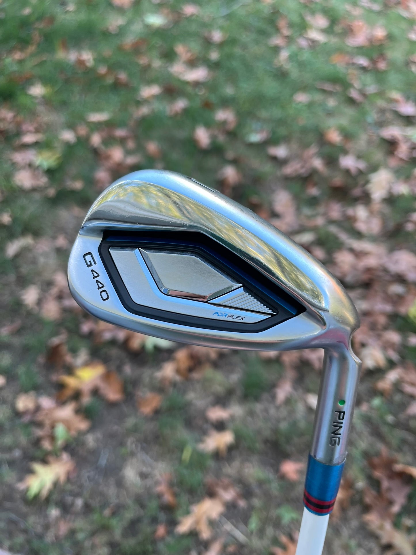 Ping G440 Gap U Wedge Green Dot Raijin 75 Stiff Flex 36.38″ NICE