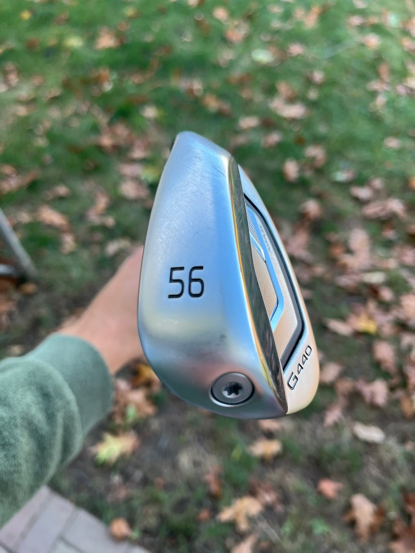 Ping G440 Sand Wedge 56° Green Dot Raijin 85 Stiff Flex 35.5″ NICE