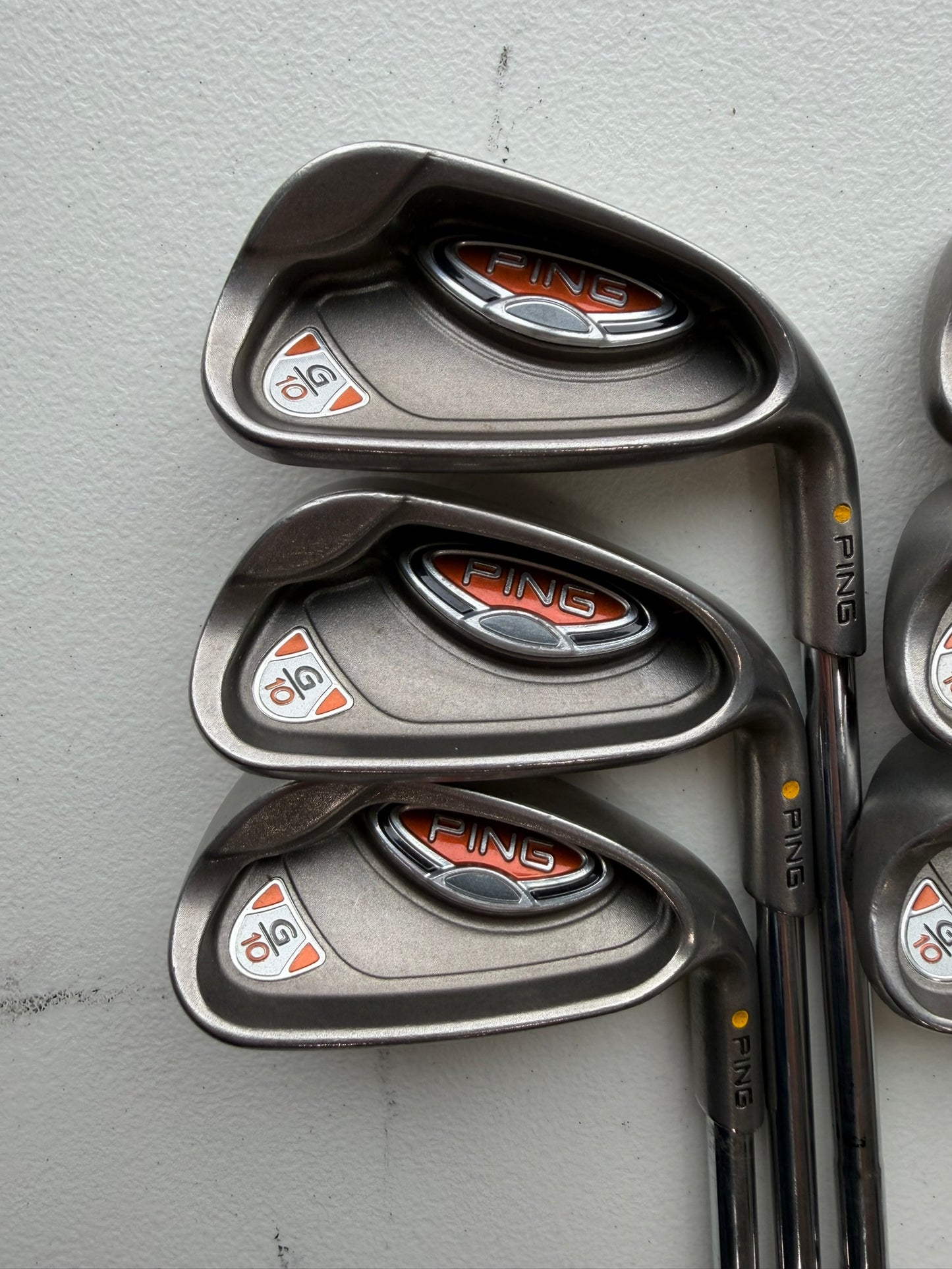 Photo of Ping G10 Iron Set Stiff Flex Cushin