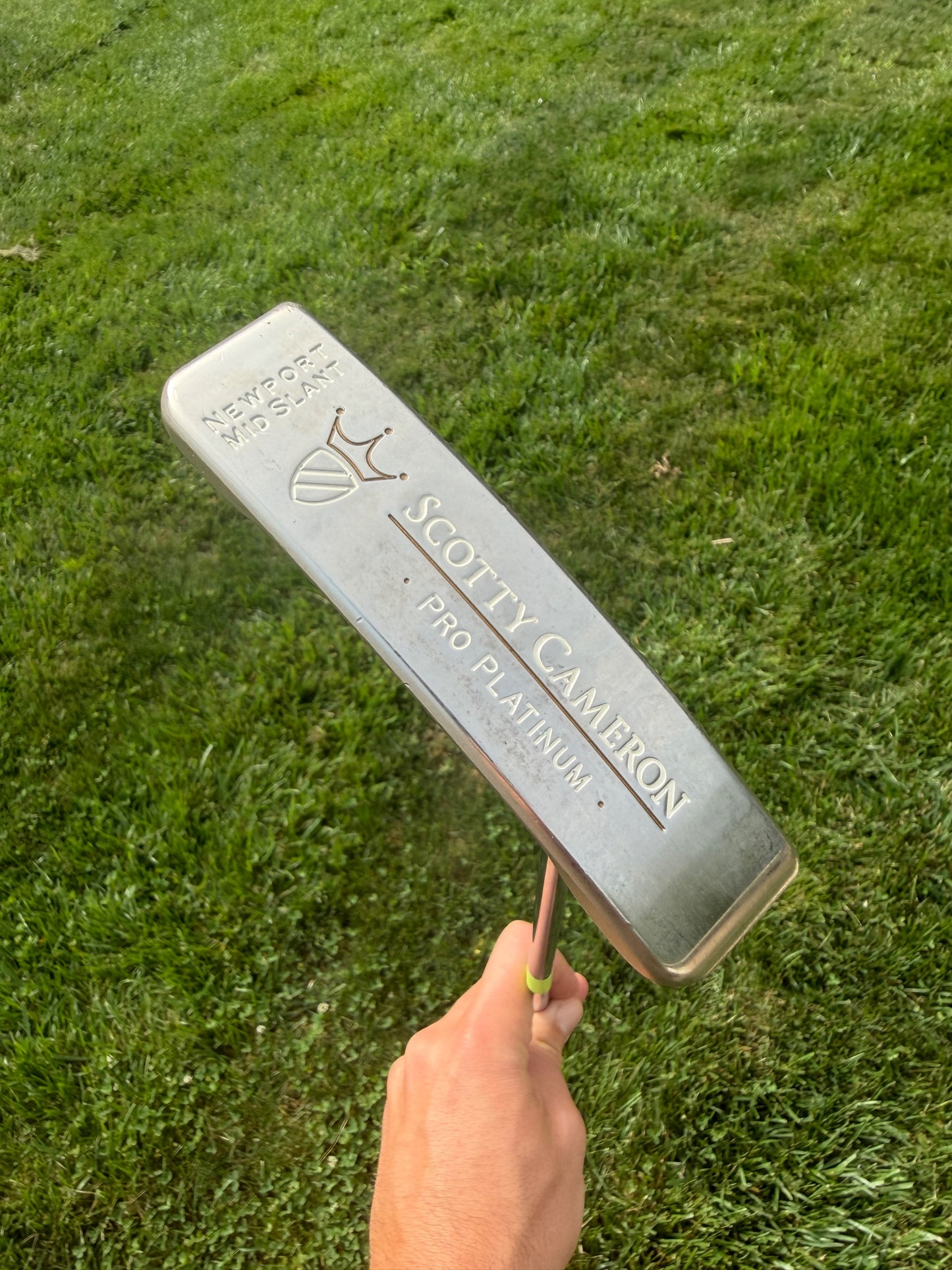 Scotty Cameron Pro Platinum Newport Mid Slant Putter 35" +HC NICE
