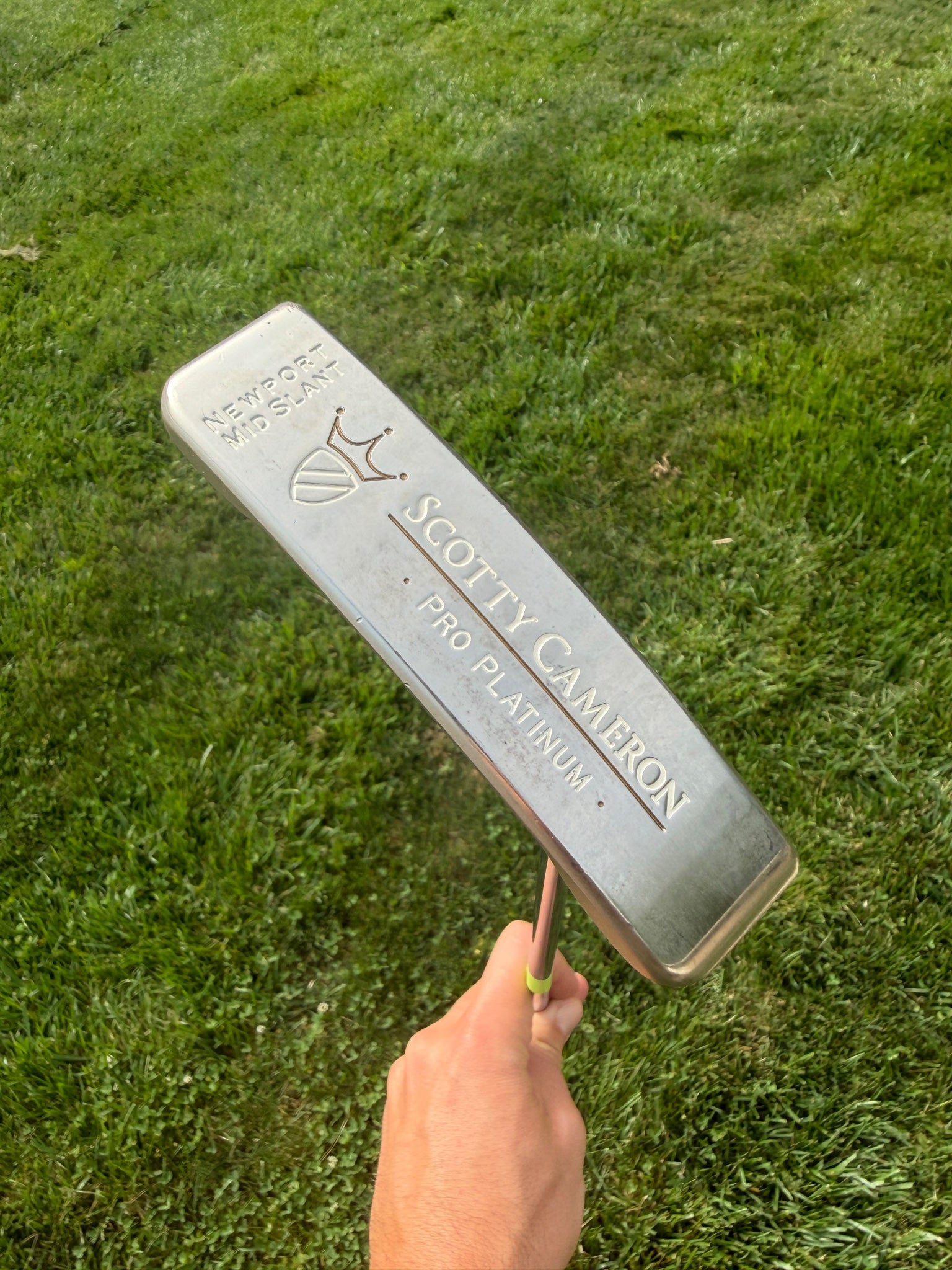 Scotty Cameron Pro Platinum Newport Mid Slant Putter 35" +HC NICE