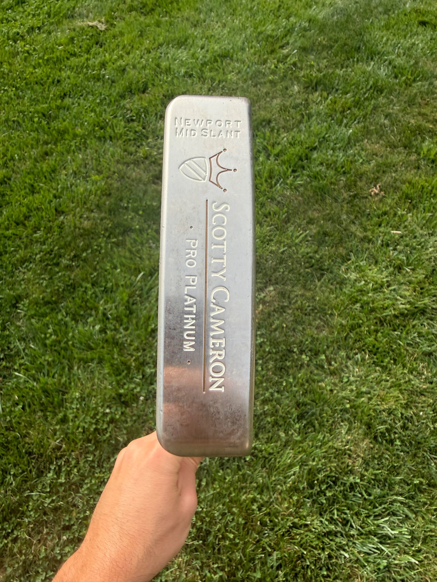 Scotty Cameron Pro Platinum Newport Mid Slant Putter 35" +HC NICE — photo 8