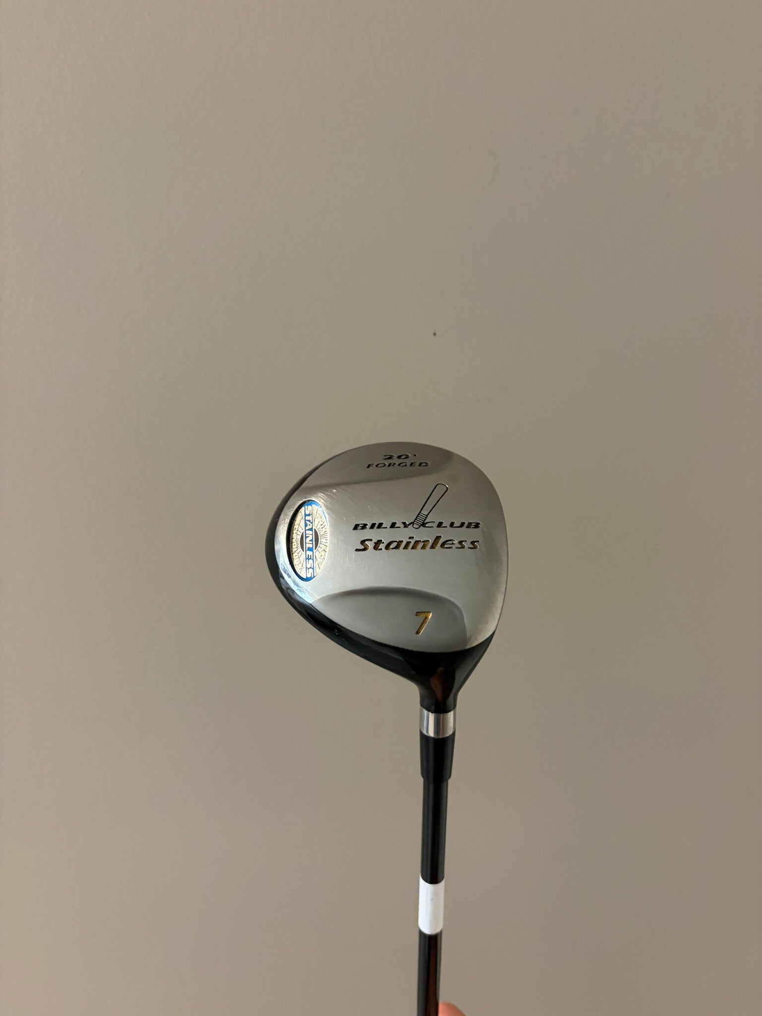 Photo of Billy Club Stainless 7-Wood 20° Stiff Flex Ultralite 250