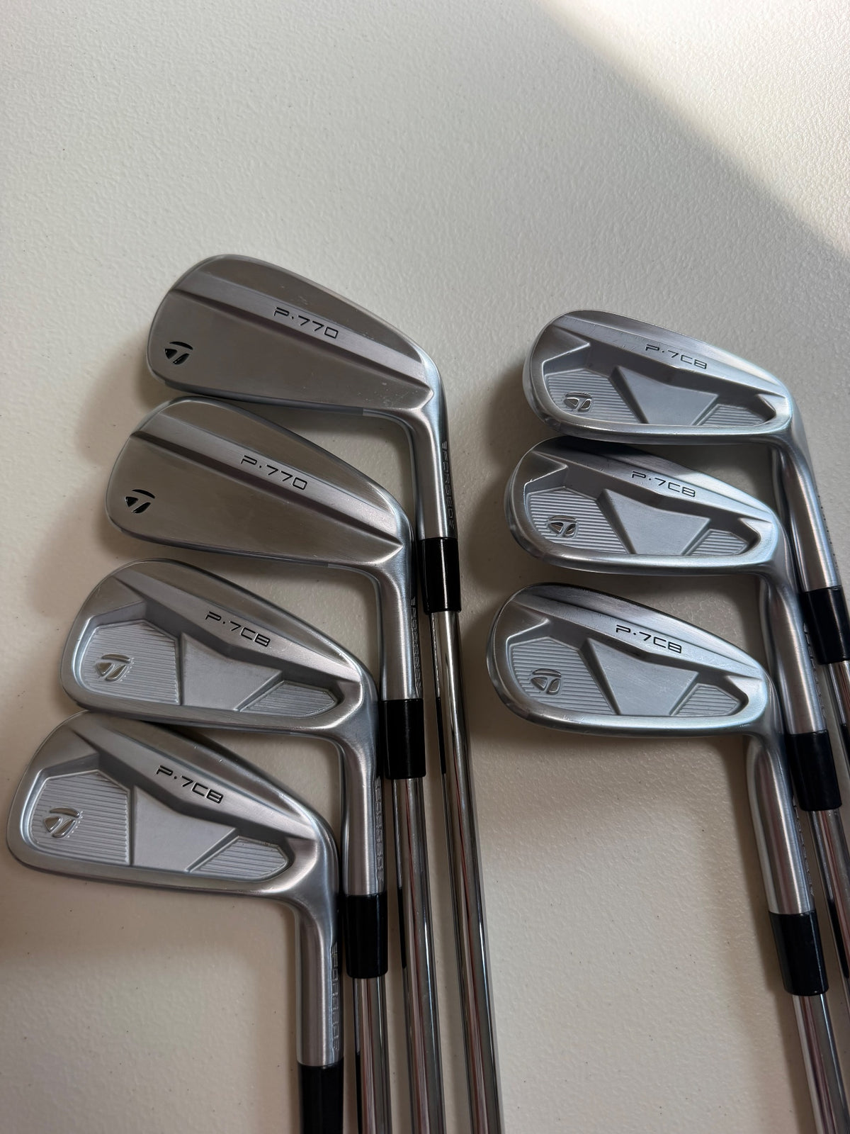 TaylorMade P770/P7CB Combo Iron Set 4-PW NS Pro Tour105 Stiff Flex NEAR MINT