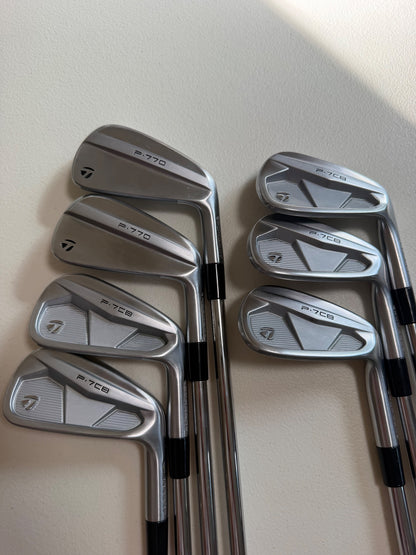 TaylorMade P770/P7CB Combo Iron Set 4-PW NS Pro Tour105 Stiff Flex NEAR MINT