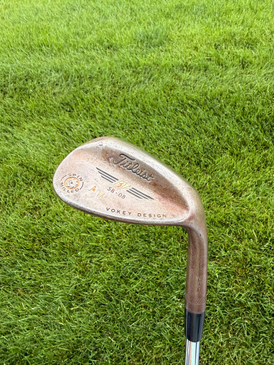 Photo of Titleist 2009 Vokey Spin Milled Oil Can Lob Wedge 58° Wedge Flex Dg