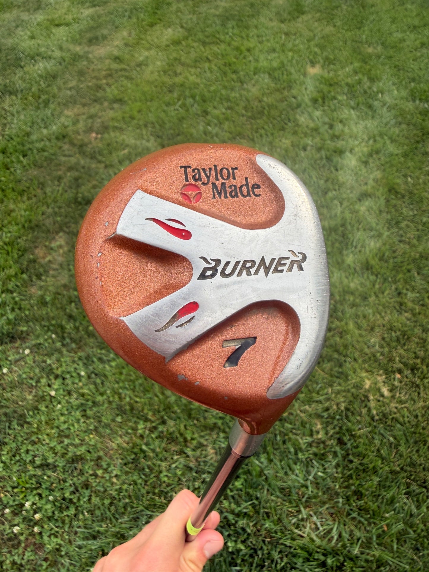 TaylorMade 1998 Burner 7-Wood Bubble Shaft Regular Flex 41.75"