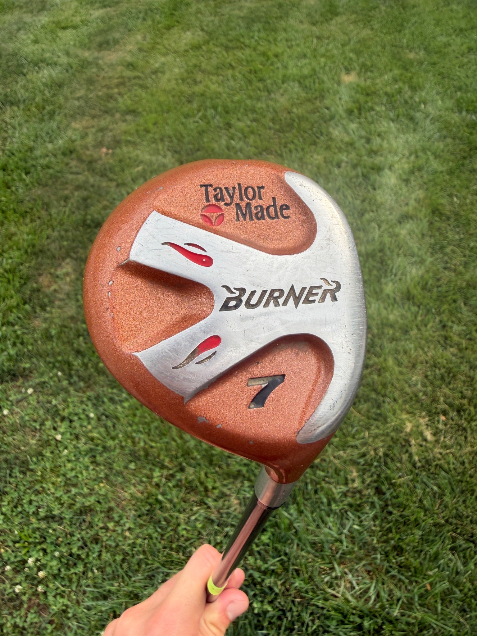 TaylorMade 1998 Burner 7-Wood Bubble Shaft Regular Flex 41.75"